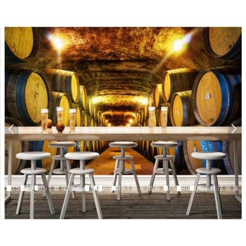 Customized 3d photo wallpaper 3d wall mural wallpaper Historicism is decorated setting wall wine cellar living room decoration