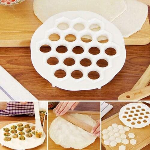 Kitchen 19 Holes Dumpling Press Ravioli Making Mould Dumpling Mold Maker DIY Maker Dumpling Pelmeni Mold Pasta Form