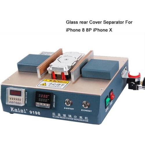 2019 hot sale New Phone Glass Rear Cover Separator Machine For iPhone X 8G 8P Crack Back Glass Remover Machine With 3 pcs Mould