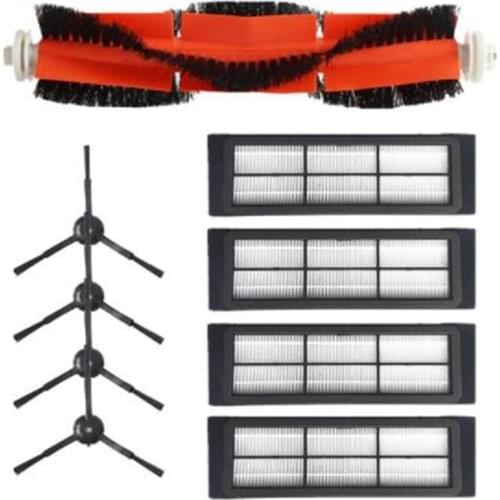 HOT!-Side Brush Filter Is Suitable for Roborock S50 S51 S55 MI Robot Vacuum Cleaner Brush Cover Sweeping Robot Accessories