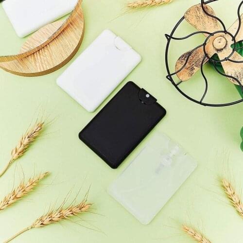 20ml Mini Spray Bottle Card Shape Perfume Spray Refillable Empty Bottle Water Bottle Travel Portable Press-type Spray Bottle