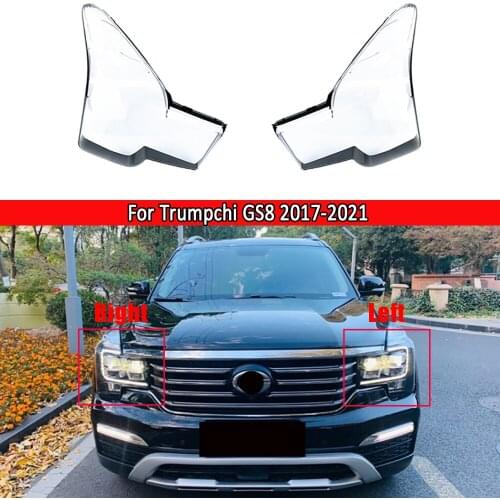 Car Headlight Lens Glass Lampcover Cover Lampshade Bright Shell Product For Trumpchi GS8 2017 2018 2019 2020 2021