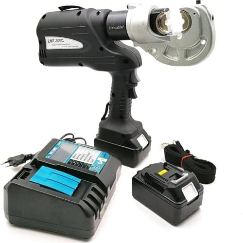 Wire Rope And Cable Lug Crimper EMT-300C 16-300mm2 Battery Powered Cable Crimping Tool