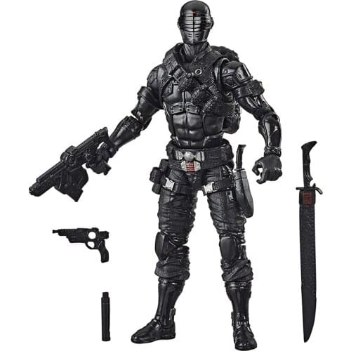 Original Hasbro G.I. Joe Classified Series 6-inch Snake Eyes Action Figure PVC Model Doll Decoration Toy Children Birthday Gift