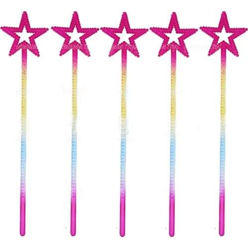 Sticks Party Supply Fairy Wands Plastic Bar Concert Toy Prop Star Magic Wand For Girl Kids Gift Christmas