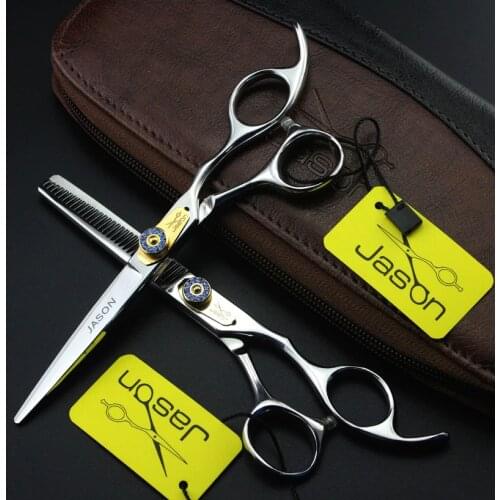 Hair Scissors 6.0 Professional Hairdressing Scissors Thinning Barber Scissor Set Hair Cutting Scissors 440C Japan Steel