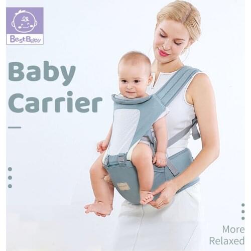 Best Baby Carrier Ergonomic Breathable 20kg Infant Comfortable Sling Backpack Pouch Wrap Carriers 0-36 Months Baby Sling New