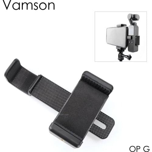 Vamson for DJI Osmo Pocket Accessories Camera Holder Mount Mobile Phone Fixed Stand Bracket for DJI OSMO Pocket Stable OPG