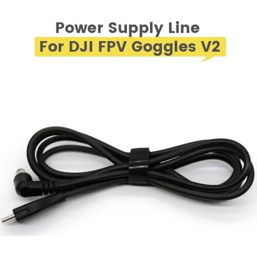 For DJI FPV Goggles V2 Charge Cable Flying Glasses Charge Connetor Power Supply Line Of DJI FPV Combo RC Drone Accessories