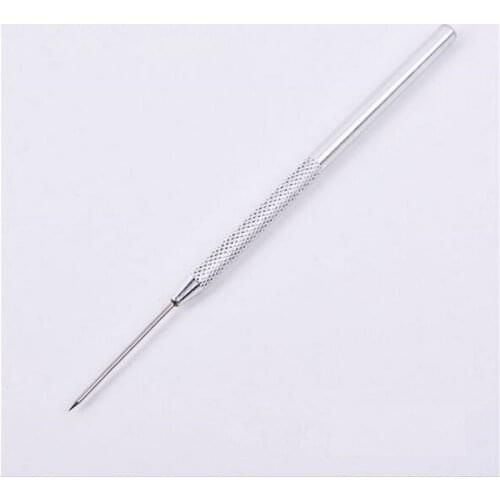 1Pcs Aluminum Rod Punch Needle Puncher Detail Pin Soft Clay Tool Quality Handwork DIY Artifact New Professional Length15cm