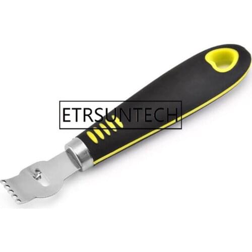 100pcs Stainless Steel Lemon Peeler Zester Lime Orange Peeler Citrus Fruit Peeling Grater Fruit Tools Bar Accessories