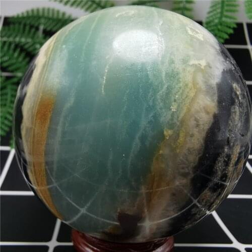 70mm Large natural quartz crystal sphere crystal balls chakra rock crystal sphere caribbean calcite crystal mineral magic ball