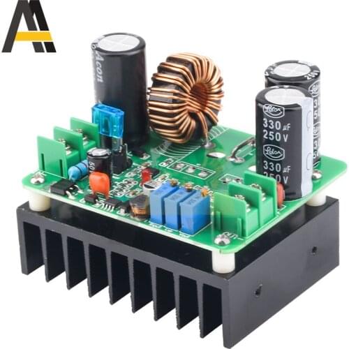 DC-DC 900W 8-60V to 12-130V High-power Boost Converter Step-up Module Car Power Supply Adjustable Boost Charger Power Module