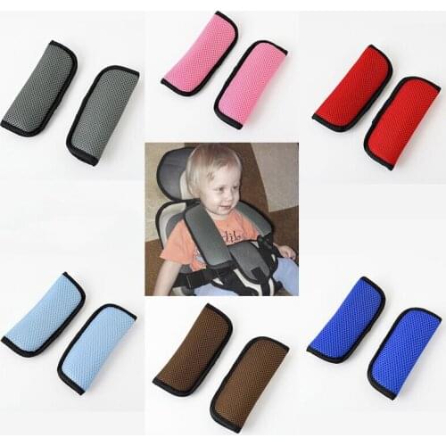 Baby Stroller Accessories Pram Cover On The Stroller Handle Carriage Shoulder Pad Seat Safety Belt Strap Cover Protector 2pc/set