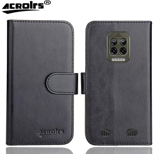 Doogee S86 Case 6.1" 6 Colors Flip Fashion Soft Leather Crazy Horse Exclusive Phone Cover Cases Wallet