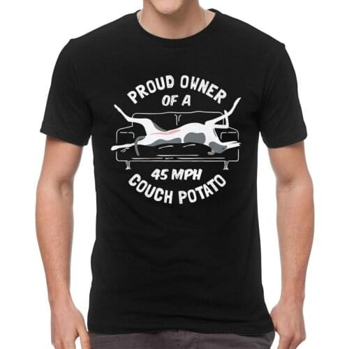 Greyhound T-shirt Mens Novelty T Shirt Short Sleeve 100% Cotton Whippet Sighthound Dog Lover Tshirt Urban Tees Tops