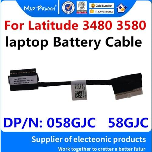 New original laptop Battery Cable Battery Wire For Dell Latitude 3480 E3480 Latitude 3580 E3580 058GJC 58GJC 450.0A102.0011