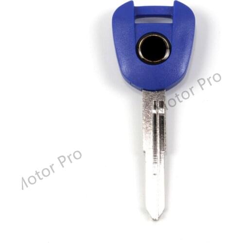 Uncut Blade Blank Key For Honda VFR750 VFR800 VT250 MC20 NSR250 MC18 MC21 XL400V XL750V XL1000V With Logo CBR600 CB1000 BLUE