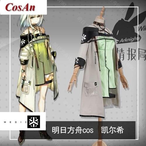 Hot Game Arknights Kaltsit Cosplay Costume Lovely Battle Uniform Unisex Activity Party Role Play Clothing High-End Custom-Make