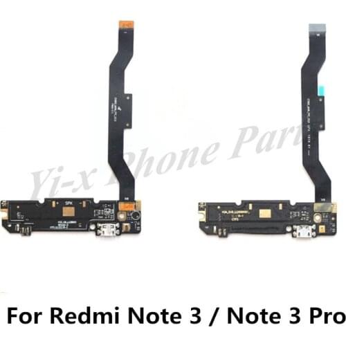 Micro USB Charging Dock Charging PCB Board Flex Cable & MotherBoard Mainboard Cable Connector For xiaomi Redmi Note 3 /Note3 Pro
