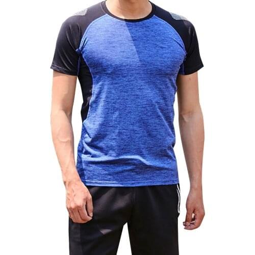 Men Outdoor summer quick-drying T-shirt male Hiking Fishing Hunting Breathable T-shirt sports fitness short-sleeved Shirt tees