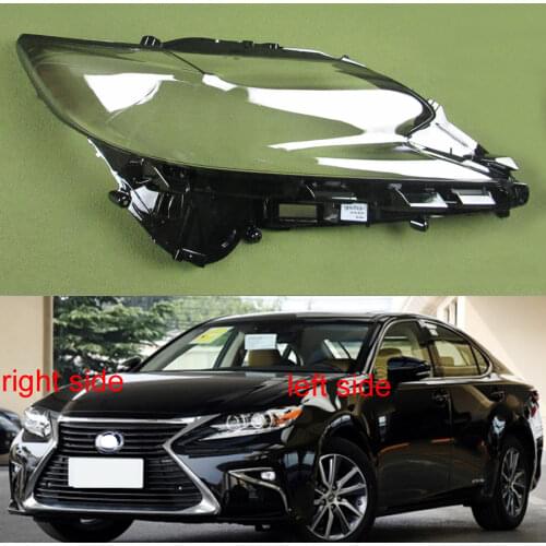 For Lexus ES200 ES250 ES300 ES300h 2015 2016 2017 Headlamp Cover Shell Lamp Mask Headlight Transparent Cover Lens Lampshade