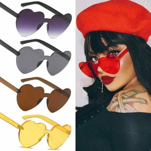 2021 Love Heart Shaped Effect Glasses Watch The Lights Change Love Image Heart Diffraction Glasses At Night Sunglasses For Women