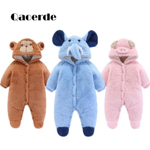 Newborn Clothes Baby clothes 100% cotton thicken warm snow wear Baby Pajamas Fleece jumpsuit for babies Infant Baby Clothes 0-18