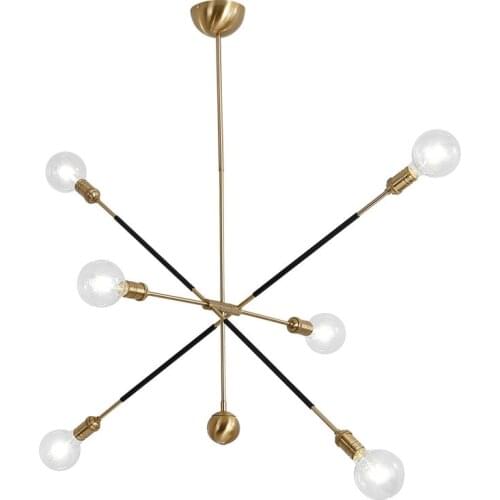 Magic Bean Molecular Chandelier Lights Rotatable Adjustment Luxury Gold Color Living Dining Room Bedroom Chandelier Lamps