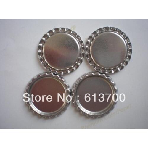 Promotion Metal bottle Caps,Flattened Chrome BottleCaps Made of Tinplate ,bottle caps For DIY Jewerly 1 Inch Domes 2000pcs/Lot