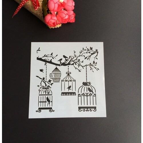 1Pcs 13*13cm Scapbook Stencil Cake Decorating Tool scrapbooking DIY Decorating Stencil Fondant Pattern Printing Spray Template