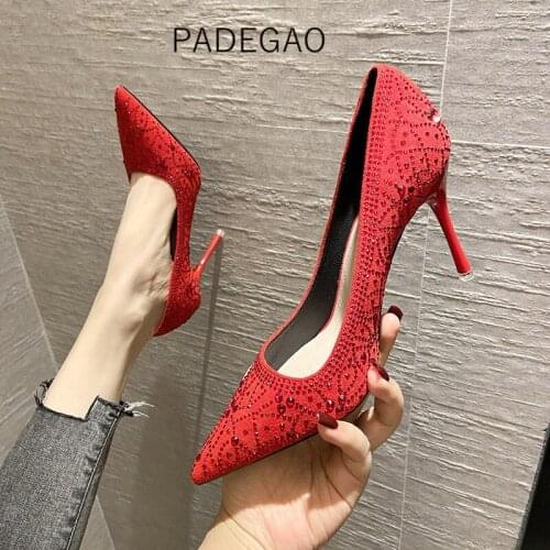 High Heels Shoes for Wedding Women 2021 Sexy Luxury Fashion Shoes for Women