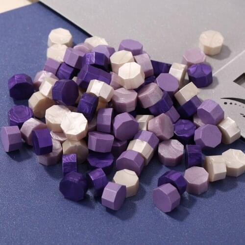 Retro Octagonal Sealing Wax Beads Ancient Wax Seal Stamp Tablet Pill 100pcs