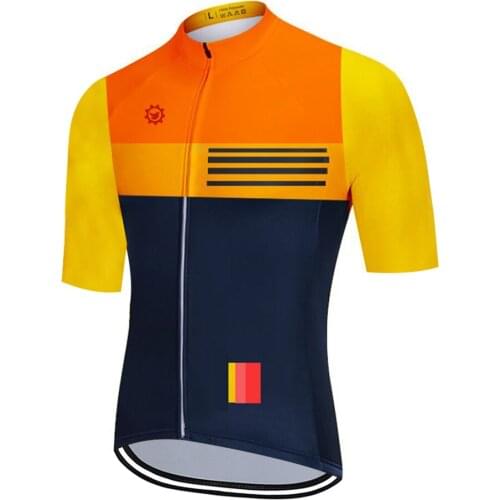 2021 Summer Mens Cycling Jerseys Short Sleeve Bike Shirts MTB Bicycle Jeresy Cycling Clothing Wear Ropa Maillot Ciclismo