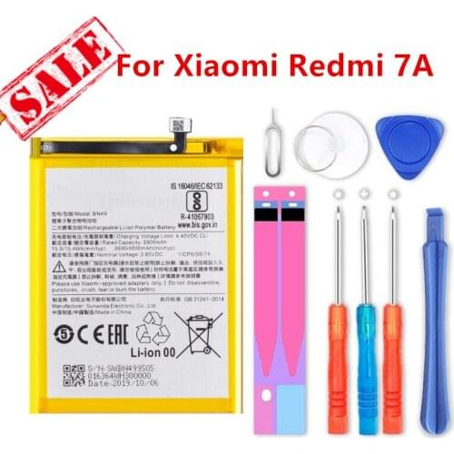 4000mAh BN49 Battery for Xiaomi Redmi 7A free tools+stircker+tracking number