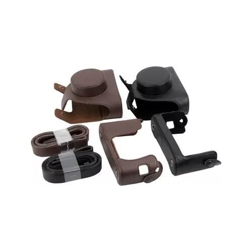 Free shipping Leather Camera Case Bag Cover For Fujifilm Fuji X100 X100S X100T Finepix black coffee color choose
