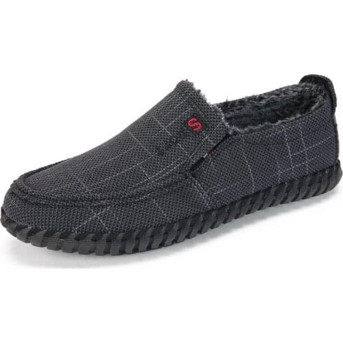 BURUIJING Men's Winter Sneakers