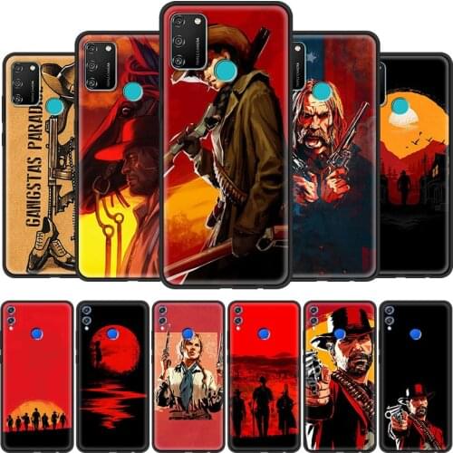 Red Dead Redemption 2 Cell Phone Case for Huawei Y7 Y6 Y9 2019 Y6p Honor 9X 20 9A 8X 30i 9S 8S 10 Lite 30 Pro Play 9C Cover