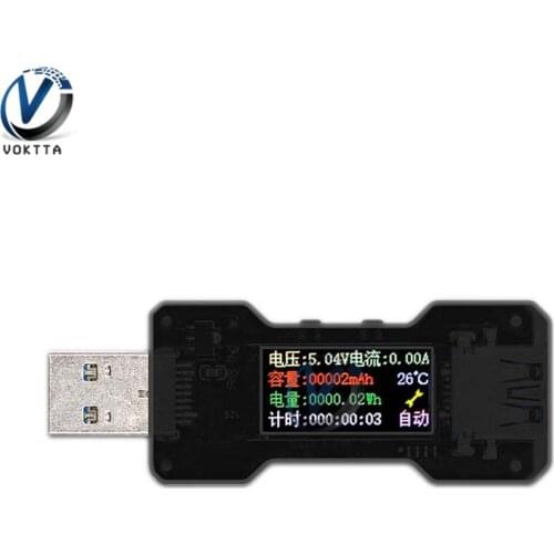 FNB18 USB Voltmeter Ammeter Detector Teater USB 3.0 Battery Capacitance Tester Watt Power Monitor USB Doctor Tester