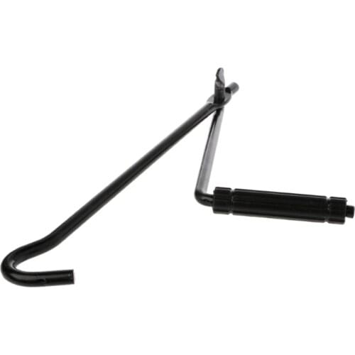 Tire Wheel Jack Lug Wrench Car Metal Handle Scissors Jack Wrench Auto Truck Black Durable Wheel Repair Tool