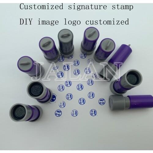 Customized Signature Stamp Mobile Phone Repair Workshop Tool DIY Image Logo Self Inking Custom Private Seal