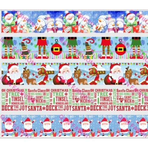 Q&N ribbon 50Yards 16mm 22mm 25mm 38mm 75mm Christams Grosgrain/FOE Ribbons for DIY Bow Craft Wedding Christmas Party Decoration