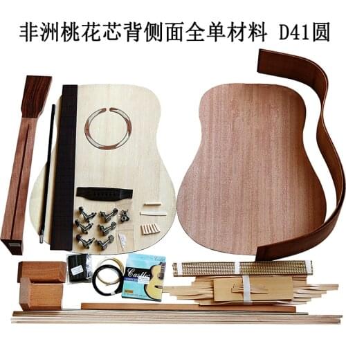 Best 1 set DIY 41" unfinished Acoustic Guitar style guitar kit
