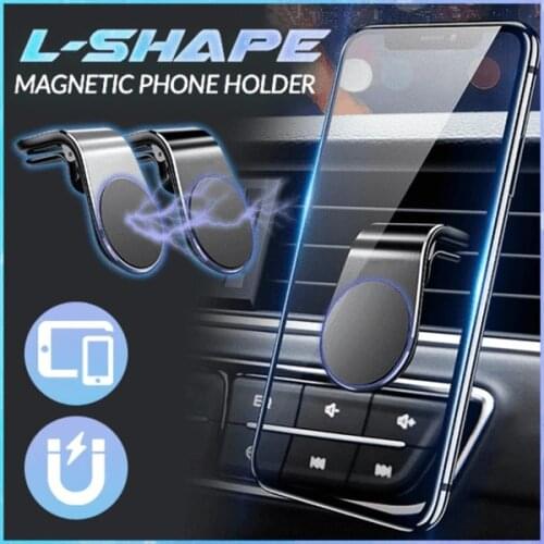 360°Adjustable Magnetic Universal Magnetic Car Phone Holder Air Vent Clip Mount Stand in Car For iPhone 11 Samsung S10 Magnet GP