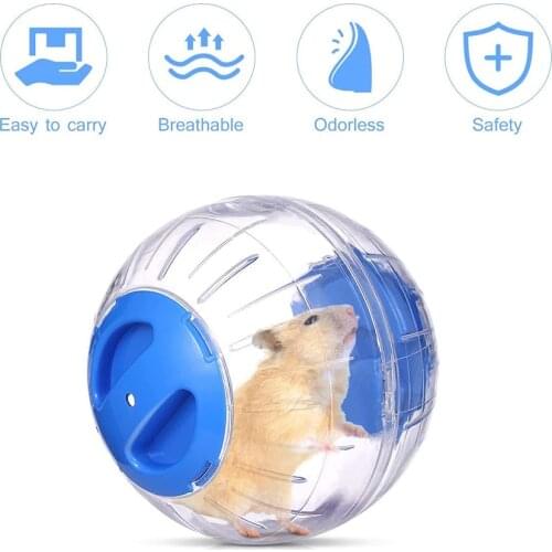 15cm Breathable Clear Ball Without Bracket Hamster Pets Product 3 Colors Plastic Fit For Small Pets Runing Ball Pink Blue Orange