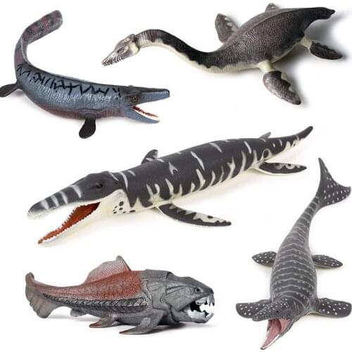 New Simulated Marine Life Dinosaur Model Canglong Dengs Fish Deep Sea Shark PVC Model Kids Collection Toys Gifts