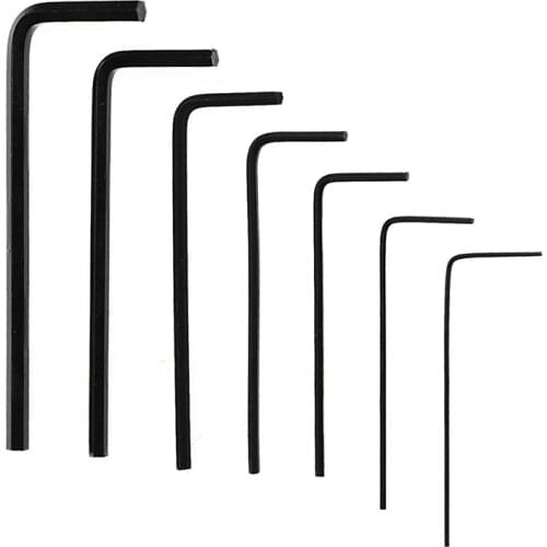 New 7Pcs 0.7mm-3mm Mini Hexagon Hex Allen Key Set Wrench Screwdriver Tool Kit