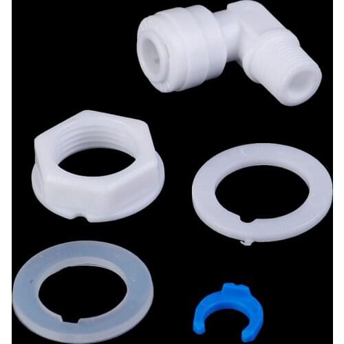 New Adjustable 1PC inlet White Plastic Auto Fill Float Ball Valve Water Control Switch For Water Tower Water Tank