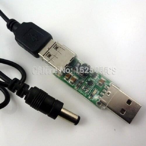 With Heat shrinkable USB DC 5V TO 12V Step-up Boost Voltage Converter Power Supply Module for GoIP VOIP Gateway Solar Battery