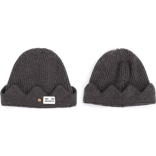 Beanies For Women Men Solid Woolen Thickened Knit Cap Warm Hat Man Beanie Winter Bonnet Hat Warmer Soft Hat Winter Beanie